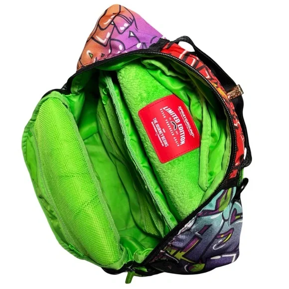 Sprayground Backpack Limited Edition Rick & Morty Genius AOP - Picture 8 of 14